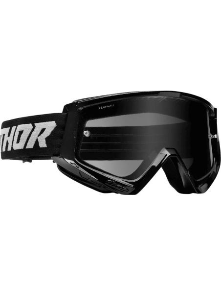 THOR COMBAT SAND RACER BLACK/GRAY MOTOCROSS GOGGLES