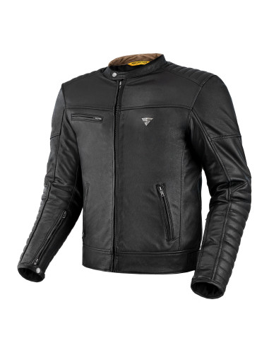 SHIMA WINCHESTER 2.0 BLACK LEATHER MOTO JACKET