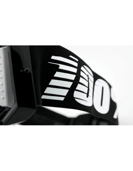100% ARMEGA BLACK/WHITE MOTOCROSS GOGGLES