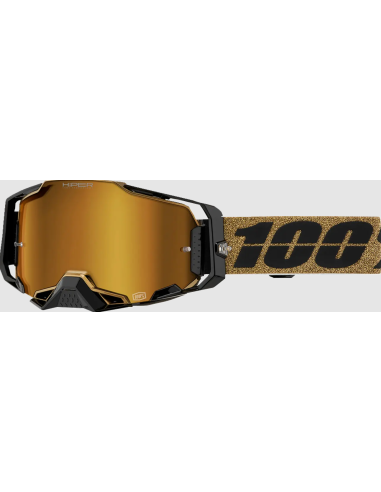 100% ARMEGA HiPER BLACK/GOLD-GOLD MOTOKROSO AKINIAI