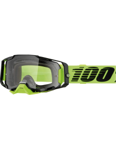 100% ARMEGA NEON YELLOW MOTOCROSS GOGGLES