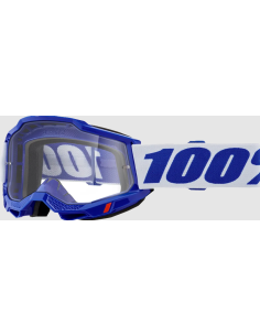 100% ACCURI 2 BLUE/WHITE MOTOCROSS GOGGLES
