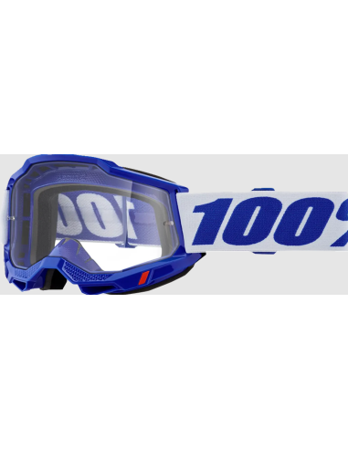 100% ACCURI 2 BLUE/WHITE MOTOCROSS GOGGLES