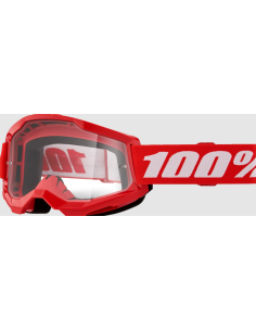оЧКИ ДЛЯ МОТОКРОССА 100% STRATA 2 КРАСНЫЙ/БЕЛЫЙ