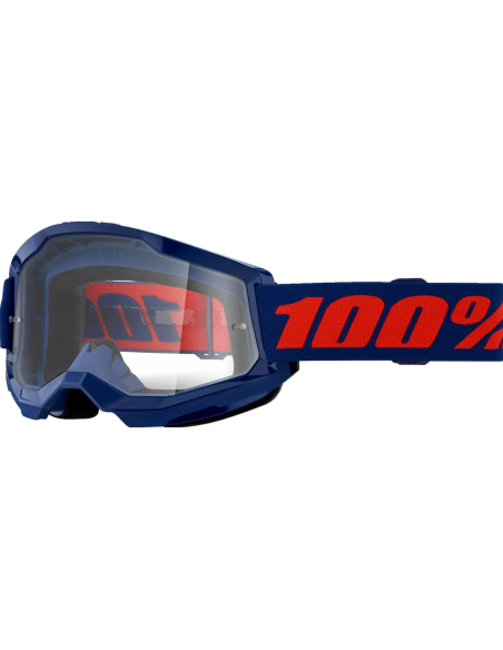 оЧКИ ДЛЯ МОТОКРОССА 100% STRATA 2 ТЕМНО-СИНИЙ/КРАСНЫЙ