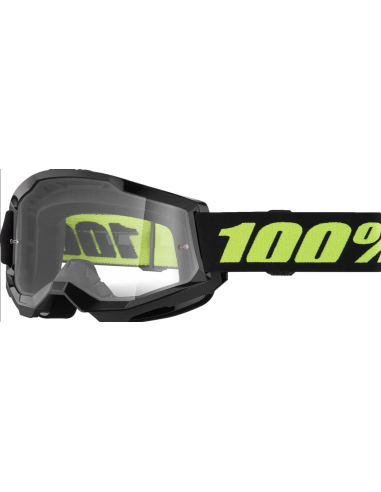 оЧКИ ДЛЯ МОТОКРОССА 100% STRATA 2 ЧЕРНЫЙ/ЖЕЛТЫЙ