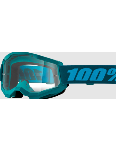 100% STRATA 2 BLACK/YELLOW MOTOCROSS GOGGLES