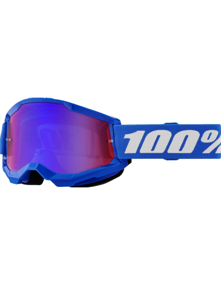 100% STRATA 2 BLUE-RED MOTOCROSS GOGGLES