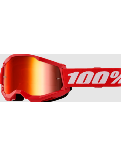 оЧКИ ДЛЯ МОТОКРОССА 100% STRATA 2 КРАСНЫЙ/БЕЛО-КРАСНЫЙ