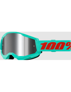 оЧКИ ДЛЯ МОТОКРОССА 100% STRATA 2 CYAN/RED-SILVER