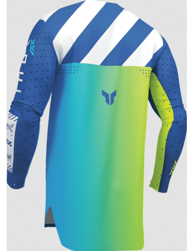 МОТОКУРТКА THOR SPORTMODE SYNTH BLUE CROSS