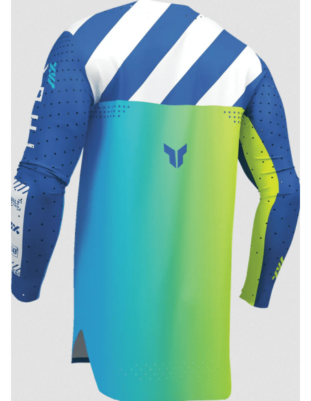 THOR SPORTMODE SYNTH BLUE CROSS MOTO JACKET