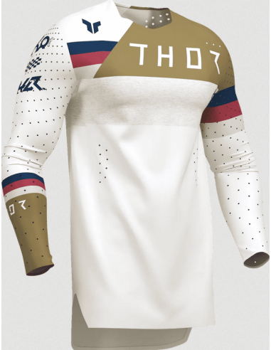 МОТОКУРТКА THOR SPORTMODE LEAGUE WHITE CROSS
