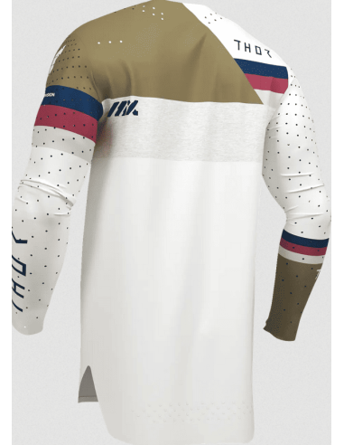 МОТОКУРТКА THOR SPORTMODE LEAGUE WHITE CROSS