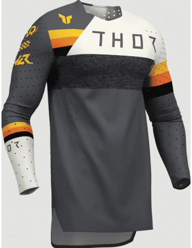МОТОКУРТКА THOR SPORTMODE LEAGUE CHARCOAL CROSS
