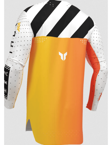 МОТОКУРТКА THOR SPORTMODE SYNTH WHITE CROSS