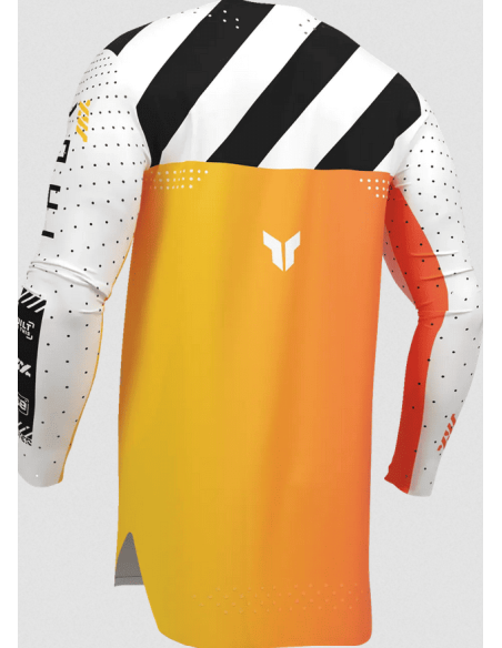 МОТОКУРТКА THOR SPORTMODE SYNTH WHITE CROSS