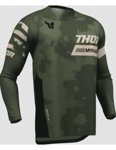 THOR LAUNCHMODE BLEACH CAMO CROSS MOTO JACKET