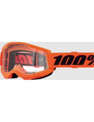 100% ДЕТСКИЕ ОЧКИ ДЛЯ МОТОКРОССА STRATA 2 BLACK/ORANGE