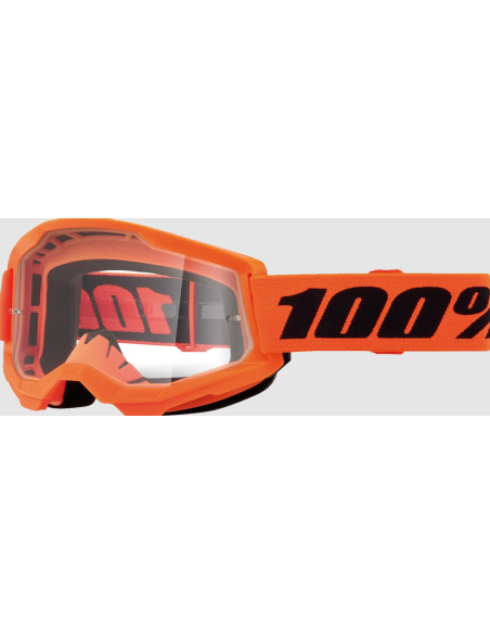 100% ДЕТСКИЕ ОЧКИ ДЛЯ МОТОКРОССА STRATA 2 BLACK/ORANGE