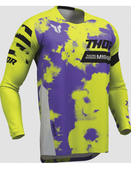 МОТОКУРТКА THOR LAUNCHMODE BLEACH ACID CROSS