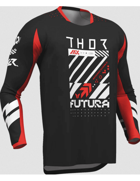 МОТОКУРТКА THOR LAUNCHMODE FUTURA RED CROSS