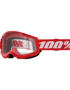дЕТСКИЕ ОЧКИ ДЛЯ МОТОКРОССА 100% STRATA 2 КРАСНЫЙ/БЕЛЫЙ