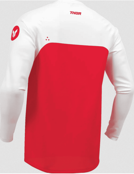 THOR RIDEMODE MENACE RED CROSS MOTO JACKET