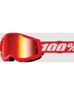 дЕТСКИЕ ОЧКИ ДЛЯ МОТОКРОССА 100% STRATA 2 КРАСНЫЙ/БЕЛО-КРАСНЫЙ