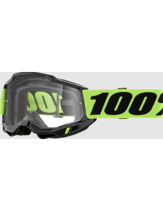 100% ACCURI 2 OTG BLACK/FLUORESCENT YELLOW MOTOKROSO AKINIAI