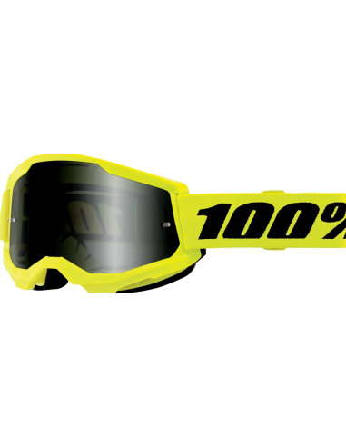 оЧКИ ДЛЯ МОТОКРОССА 100% STRATA 2 SAND BLACK-FLUORESCENT YELLOW-BLACK