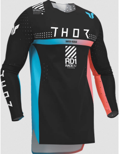 ДЕТСКАЯ СПОРТИВНАЯ КУРТКА THOR SPORTMODE SYNTH BLACK CROSS MOTO JACKET