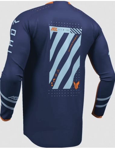 ДЕТСКАЯ КРОССОВАЯ МОТОКУРТКА THOR LAUNCHMODE FUTURA NAVY