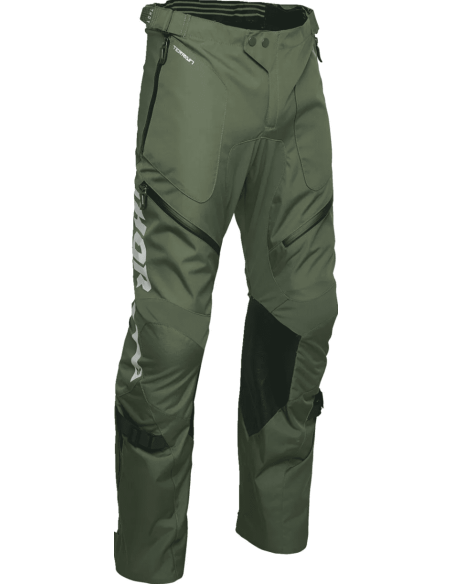 THOR TERRAIN OVER-THE-BOOT ARMY CROSS MOTO TROUSERS