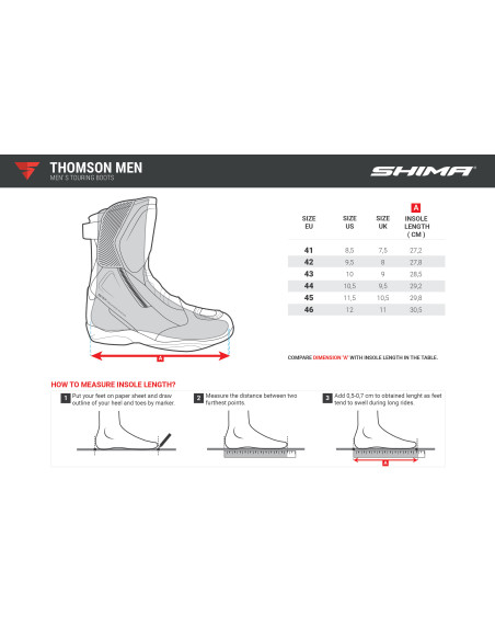 SHIMA THOMSON BLACK TRUMPI MOTO BATAI