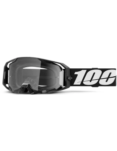 100% ARMATIC BLACK/WHITE MOTOCROSS GOGGLES