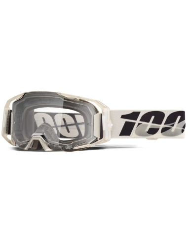 100% ARMATIC BLACK/GRAY/WHITE MOTOCROSS GOGGLES