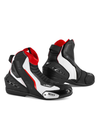 SHIMA SX-6 BLACK/WHITE/RED TRUMPI MOTO BATAI