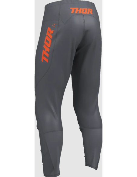 THOR RIDEMODE MENACE CHARCOAL CROSS-COUNTRY MOTORCYCLE TROUSERS