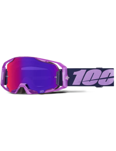 100% ARMATIC DARK PURPLE-PURPLE MOTOCROSS GOGGLES