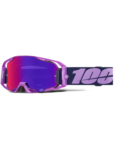 100% ARMATIC DARK PURPLE-PURPLE MOTOCROSS GOGGLES