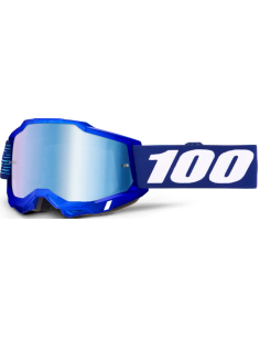 100% ACCURI 2 BLUE/WHITE-BLUE MOTOCROSS GOGGLES