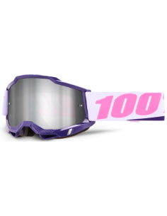 100% ACCURI 2 PINK/PURPLE-SILVER MOTOCROSS GOGGLES