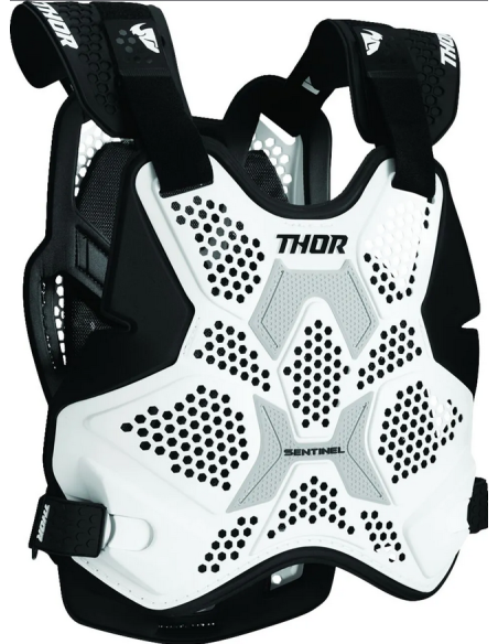 THOR SENTINEL PRO WHITE MOTO ARMOUR