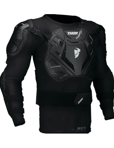 THOR SENTRY XP2 BLACK MOTO ARMOUR