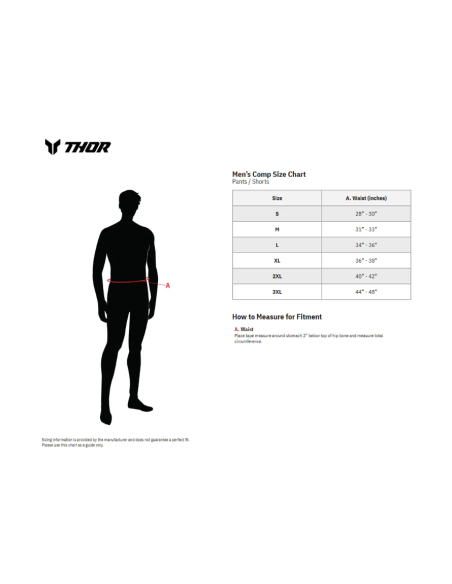 МОТОБРЮКИ THOR COMP XP BLACK