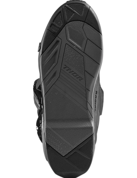 THOR RADIAL MX BLACK CROSS MOTO SHOES