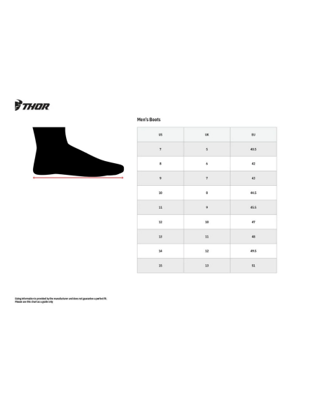 THOR RADIAL MX WHITE CROSS MOTO SHOES