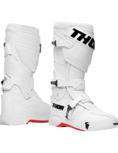 THOR RADIAL MX WHITE CROSS MOTO SHOES