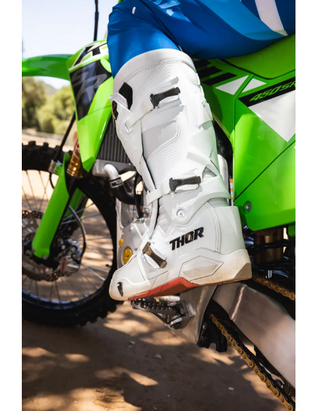 THOR RADIAL MX WHITE CROSS MOTO SHOES